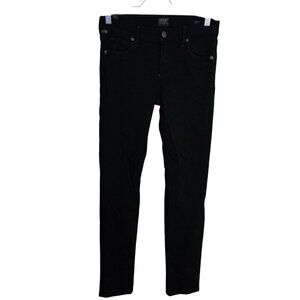 Citizens Of Humanity Avedon Slick Skinny Leg Jeans Black Size 28